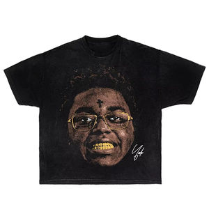 เสื้อยืดซักได้ไซส์ใหญ่พิเศษสำหรับผู้ชายเสื้อครอปไซส์ใหญ่พิเศษพิมพ์ลายแนวสตรีทเสื้อยืดจำนวนมากสำหรับเสื้อผ้าแบรนด์เสื้อผ้า - Product Image 3