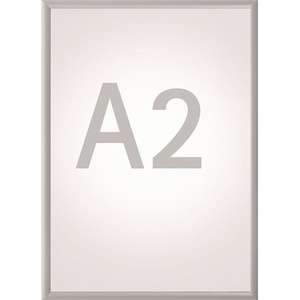 Metal <b>Frame</b> Snap Poster <b>Frame</b> DIN <b>A2</b> Anodized Aluminum by MAUL - Product Image 1