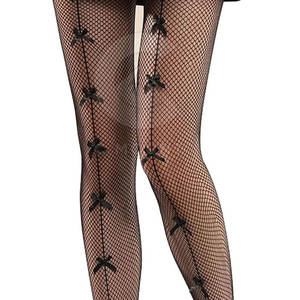 Medias de rejilla hasta el muslo, transparentes, elásticas, sexys, para discoteca, fiesta, disfraz, accesorios de moda - Product Image 5