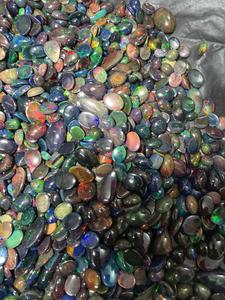 N.K.Gems - Cabujones de Ópalo Etíope Ahumado Natural - Gemas Sueltas de Alta Calidad en Formas Mixtas Multicolor para la Creación de Joyas - Product Image 3