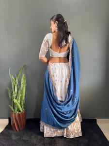 Festival Wear Lehenga Choli avec une forte broderie travail tenue de créateur traditionnel indien fête de mariage ethnique femmes robe - Product Image 4