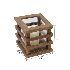 Huge Demanding Handmade Various Style Solid Mango Wood Candle Holder with Square Base for Online Seller at Very Reasonable Price - Product Image 5