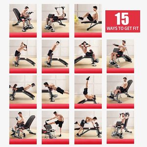 Ghế Gấp Tập Thể Dục Thể Hình Tập Gym Tại Nhà Tùy Chỉnh Có Thể Điều Chỉnh Được Cho Nhà Sản Xuất Ghế Tập Thể Dục Thể Hình Tích Hợp Đa Năng - Product Image 6