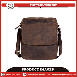 Dernier sac à bandoulière élégant pour hommes 100% cuir véritable élégant à la mode sac à bandoulière pour ordinateur portable au prix de gros - Product Image 2