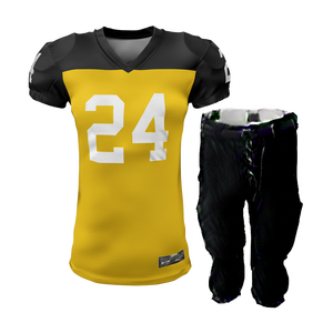 Maillot de football américain de niveau élite pour adultes, uniforme de match, polyester 260GSM, vêtements de sport de performance - Product Image 1