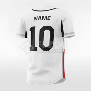 Precio al por mayor logotipo personalizado barato hombres en blanco Jersey de béisbol de diseño personalizado y logotipo Jersey de béisbol - Product Image 4