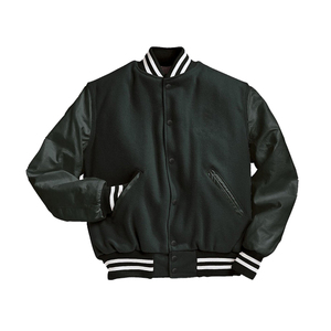 Veste de baseball universitaire de style unique à la mode grande taille vestes pour hommes Patch vierge et veste de collage brodé en 3D - Product Image 1