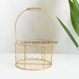 Vintage Charm New Iron Fruits and <b>Bread</b> <b>Basket</b> Crafted for Stylish and Functional Kitchen Organization at Sale Rate - Product Image 4