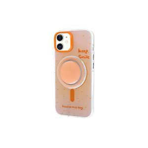 Coque en silicone tendance style TikTok Netzy pour iPhone 11 7 Plus compatible avec la charge MagSafe, étui SAFA avec support PopSocket détachable - Product Image 1