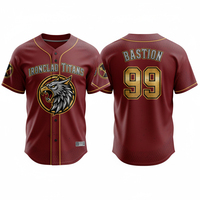 Maillots de baseball américains brodés sur mesure, taille américaine, vêtements d'équipe, maillot de softball pour hommes, femmes, adultes, 100% polyester