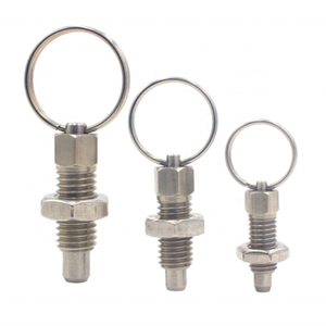 ปุ่มกดแบบมีห่วงดึง M6 M8 M10 M12 M16 พร้อมเข็มล็อคตำแหน่งแบบปรับได้ - Product Image 1