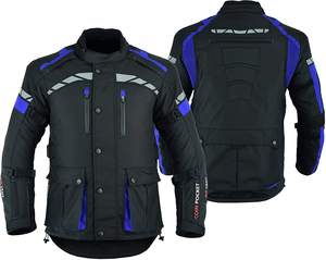 Blouson de moto de course, vêtement de sport grande taille, respirant, ignifuge, % polyester avec protections - Product Image 3