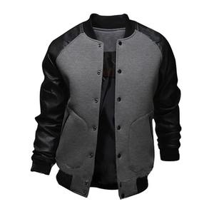 Chaqueta informal de béisbol de Hip Hop para hombre, ropa de calle a la moda, chaqueta de retazos, Chaqueta para hombre, Anime 77 vendido - Product Image 1