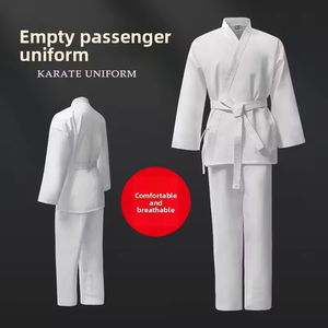 Por encargo último diseño Karate Dobok ropa deportiva traje de entrenamiento marcial logotipo frontal nuevo estiramiento secado rápido transpirable 100% algodón - Product Image 5