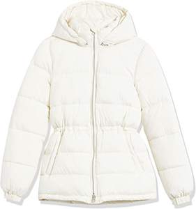 Chaqueta acolchada de peso pesado de diseño personalizado Golden Weather 2025 para mujer abrigo de invierno de burbujas con chaqueta Parka de cintura con cordón - Product Image 5
