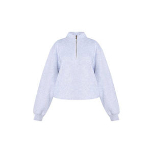 Luxury Women <b>sweatshirt</b> Urban Style Cozy Fabric <b>Ladies</b> Top Custom Logo Full Sleeve Loose Fit Women Top For Daily Use - Product Image 1