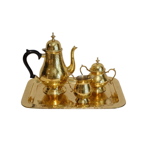 Bandeja para servir frutas lujosa hecha a mano, bandeja decorativa de mesa de comedor de cocina India sostenible de madera de mármol de alta calidad - Product Image 6