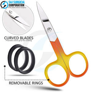 Tijeras para Cutículas de Diseño Personalizado Profesional de Alta Calidad, Hoja Curva de Acero Inoxidable, Mango de Acero, Duraderas, Reutilizables, Logotipo Personalizado - Product Image 2