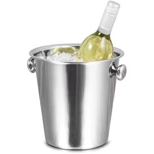 Premium Quality Single <b>Wine</b> <b>Cooler</b> Classic Design Powder-Coated Black <b>Stainless</b> <b>Steel</b> Portable Tabletop <b>Wine</b> Chillers - Product Image 4