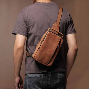 Sac à bandoulière en cuir véritable pour femmes Petit sac à bandoulière en cuir souple de luxe pour femmes - Product Image 2