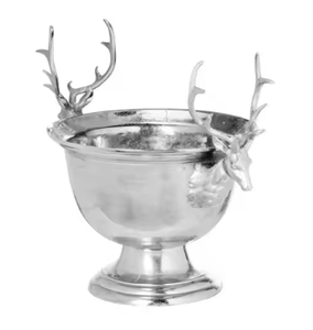 High Quality Multi-Decorative Metal Wine <b>Cooler</b> Reindeer Horns Champagne Chiller Beer & <b>Ice</b> Bucket Beverage Storage Buckets - Product Image 2