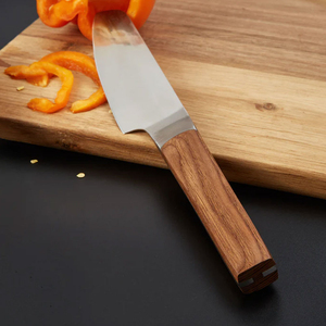 ชุดมีดทำครัวสเตนเลสสตีลงานแฮนด์เมดมีคมมีดครัวระดับมืออาชีพดีไซน์ตามหลักสรีรศาสตร์ทนทาน - Product Image 6