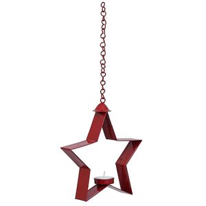 Best Sale Metal Star Shape <b>Tea</b> <b>Light</b> Hanging Decor Ideal For Outdoor Garden Christmas Decoration At Lowest Price - Product Image 3