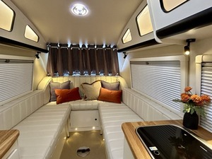 Achetez une nouvelle caravane de camping BareFoot Teardrop légère en alliage d'aluminium, pour 4 personnes, caravane de voyage moderne, charge utile maximale de 1001-2000 kg - Product Image 5