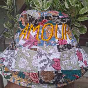 หมวกบัคเก็ตพิมพ์ลายสำหรับผู้หญิงหมวกปักลายสำหรับใส่ตกปลาวันหยุดดีไซน์หลากหลาย - Product Image 2