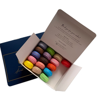 Anpassbare Luxus-Geschenkbox mit Goldprägung für Schokolade, Süßigkeiten, Macarons, Gebäck und Donuts - Patisserie-Box zum Mitnehmen