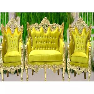 Ideas de Decoración de Conjuntos de Sofás en Tendencia para Esta Temporada de Bodas, Conjunto de Sofás Blancos Estilo Boda Real, Conjunto de Sofás Dorados y Plateados de Lujo, Australia - Product Image 1