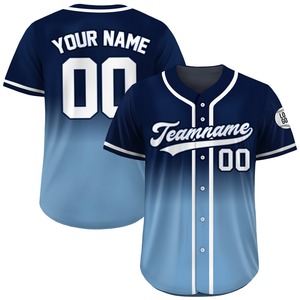 Camisetas de béisbol impresas al por mayor para hombres y jóvenes OEM/ODM aceptado MOQ bajo - Product Image 5