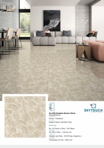 2021คอลเลกชั่นเคลือบมันกระเบื้องพอร์ซเลนสำหรับปูพื้นโรงแรมดีไซน์ทันสมัยวัสดุดินเหนียว1200*600ผู้ผลิตอินเดียปรับแต่งได้ - Product Image 3