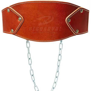 เข็มขัดยกน้ำหนักสร้างกล้ามเนื้อสำหรับผู้ใหญ่เข็มขัดบริหารเอวเทรนเนอร์เข้ายิมทำจากหนัง - Product Image 1