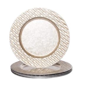 Assiette de présentation en métal à prix abordable pour hôtels, mariages, événements, décoration de table, service de restauration - Product Image 2