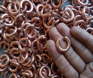 Pendientes de tuerca de Bottega gruesos de lágrima exagerados chapados en oro liso Punk para mujer, pendientes de gota, joyería de moda de f s i - Product Image 4