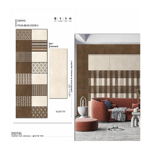 Azulejos de Porcelana Esmaltada Mate de Diseño Moderno Premium, 600x1200mm, Homogéneos de Cuerpo Completo para Decoración del Hogar - Product Image 1