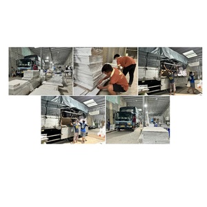 Armarios de cocina Estilo americano Tablero de panel de color madera blanca Caja de armario de cocina de MDF moderna con cubierta laminada - Product Image 2