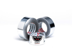 Ruban adhésif en aluminium argenté AL-30 50 mm x 50 m (Miarco 11923) - Product Image 2