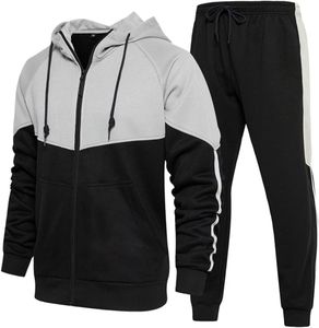 2025 superventas de alta calidad para hombres, conjunto de chándal con capucha para correr en el gimnasio, ropa deportiva de ajuste Regular personalizada, estampado de invierno 100% - Product Image 1