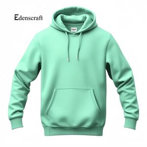 Pull à capuche personnalisable unisexe, respirant, écologique, léger, décontracté, avec poche kangourou, solide et chaud - Product Image 3