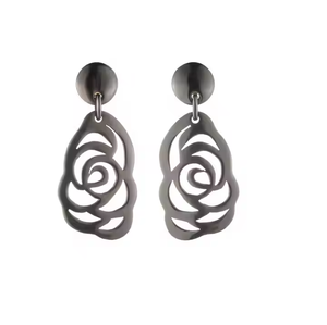 Boucle d'oreille en corne de buffle de haute qualité Nouveau design Bijoux de mode pour femmes par Crescent Crafts - Product Image 1