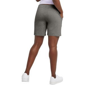 Short taille moyenne slim de 5 pouces pour femmes tendance Short d'entrejambe en coton respirant motif de confort basique personnalisable pour femmes - Product Image 2