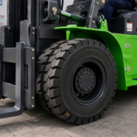 Chariot élévateur contrepoids électrique à batterie Li-ion sans entretien, zéro émission, 5T 6T 7T, 4 roues, AC