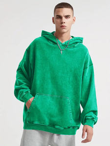 Sweat à capuche en molleton de haute qualité en coton mélangé Basics pour hommes Service OEM Conception de logo personnalisé Créez votre propre sweat à capuche Basics pour l'hiver - Product Image 2