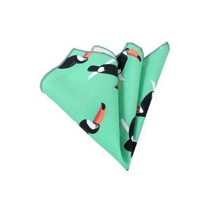 Pañuelo de algodón con estampado de cuervos verdes para hombre, adulto, talla única - Product Image 1