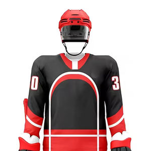 Venta al por mayor mejor diseño 100% poliéster equipo desgaste transpirable campo Hockey Jersey y pantalones cortos conjuntos con etiqueta privada - Product Image 3