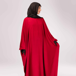 ชุดเดรสสำหรับสตรีมุสลิมสีธรรมชาติสีเรียบหรู - Product Image 1