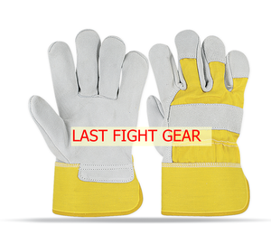 Cow Split Leather Safety <b>Gloves</b> High Quality real leather - Product Image 2