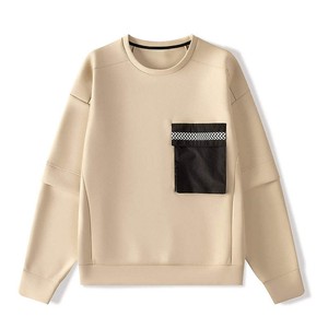 Sudaderas de Otoño para Hombre, Modernas, Lisas, de Poliéster/Algodón, Ecológicas - Product Image 1